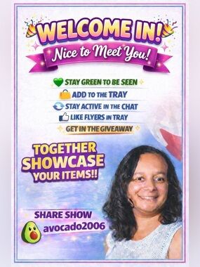 SHARE SHOW No Theme Come Showcase Your Items GIVEAWAYS Hangout